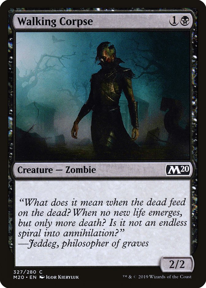 Walking Corpse [Core Set 2020] | Odin's Place