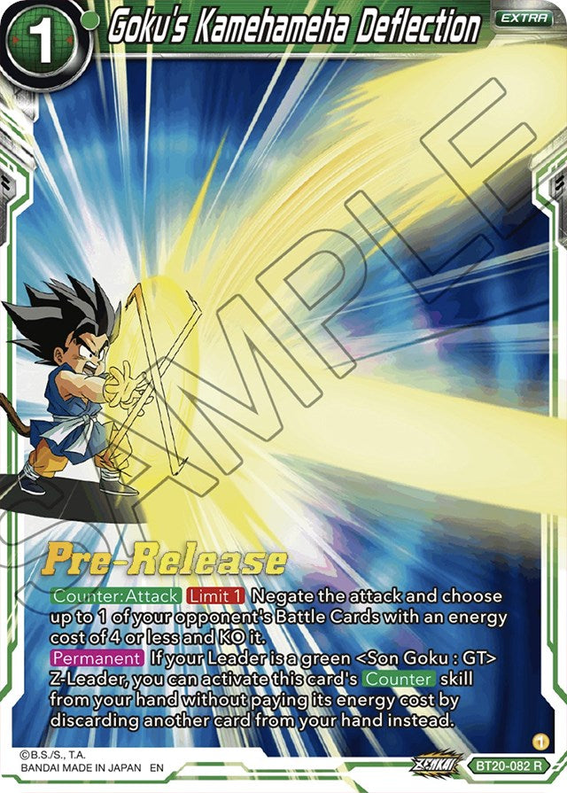 Goku's Kamehameha Deflection (BT20-082) [Power Absorbed Prerelease Promos] | Odin's Place