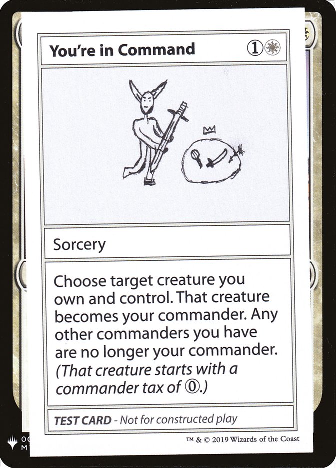 You're in Command [Mystery Booster Playtest Cards] | Odin's Place