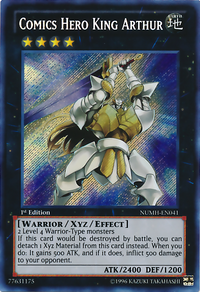 Comics Hero King Arthur [NUMH-EN041] Secret Rare | Odin's Place