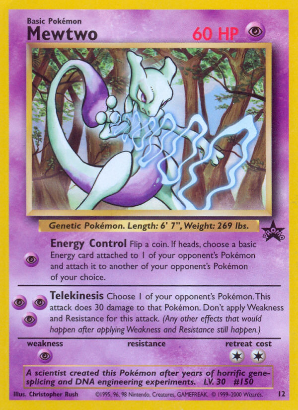 Mewtwo (12) [Wizards of the Coast: Black Star Promos] | Odin's Place