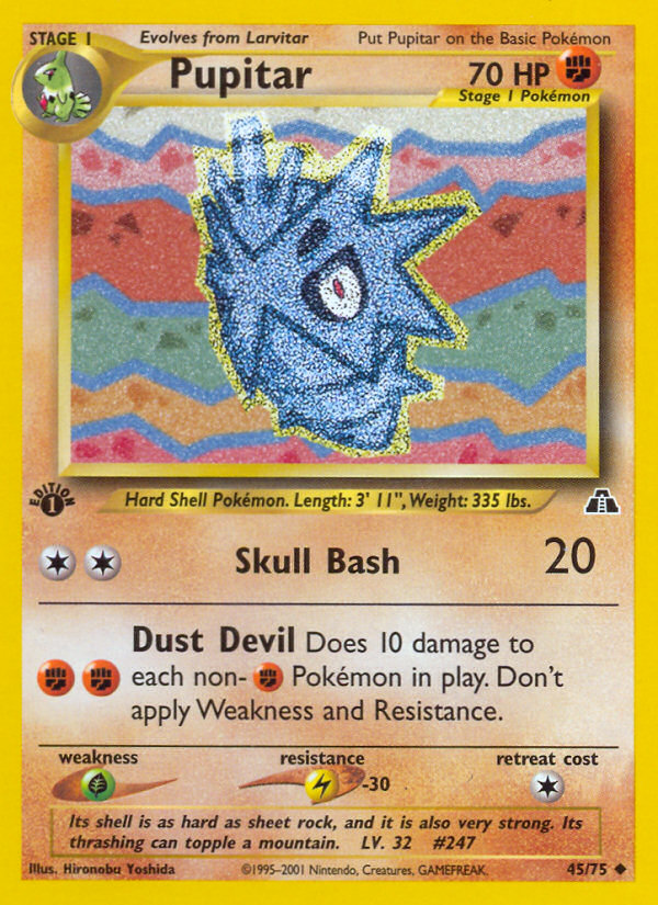 Pupitar (45/75) [Neo Discovery 1st Edition] | Odin's Place