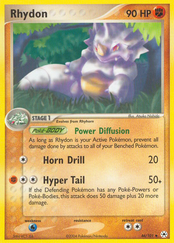 Rhydon (46/101) [EX: Hidden Legends] | Odin's Place