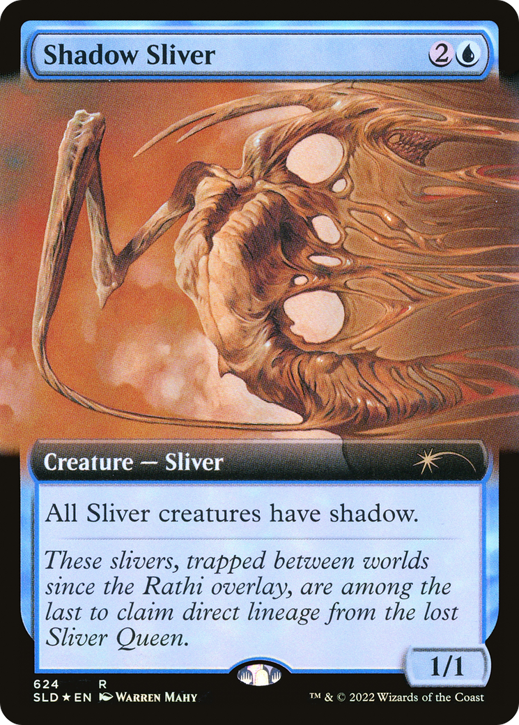 Shadow Sliver (Extended Art) [Secret Lair Drop Promos] | Odin's Place