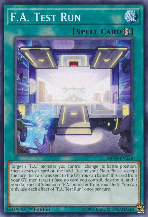 F.A. Test Run [MP18-EN228] Common | Odin's Place