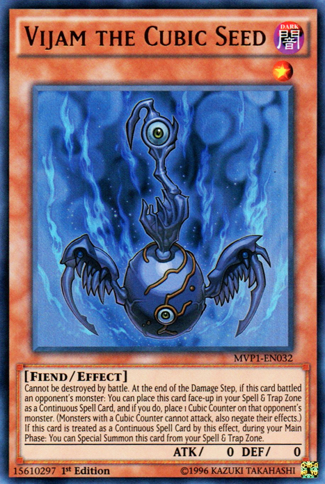 Vijam the Cubic Seed [MVP1-EN032] Ultra Rare | Odin's Place
