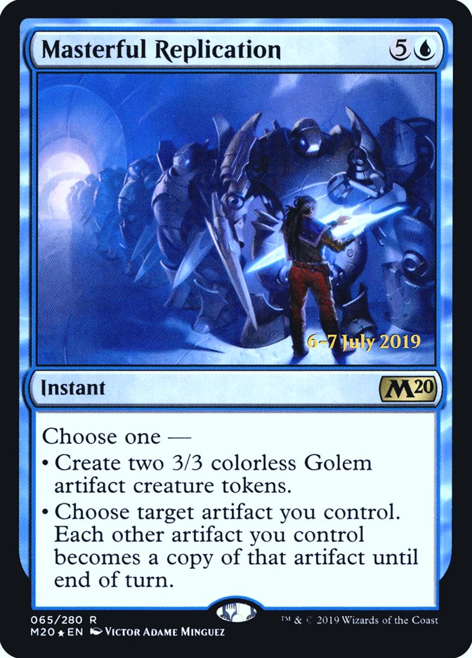 Masterful Replication [Core Set 2020 Prerelease Promos] | Odin's Place