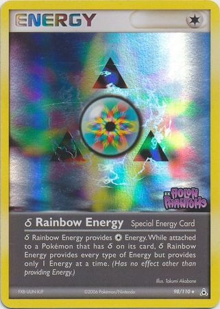 Rainbow Energy (98/110) (Delta Species) (Stamped) [EX: Holon Phantoms] | Odin's Place