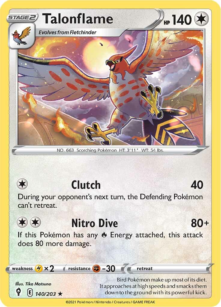 Talonflame (140/203) [Sword & Shield: Evolving Skies] | Odin's Place