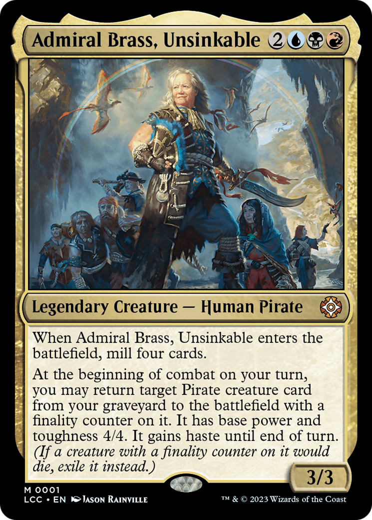 Admiral Brass, Unsinkable [The Lost Caverns of Ixalan Commander] | Odin's Place