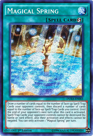 Magical Spring [DUEA-EN065] Secret Rare | Odin's Place