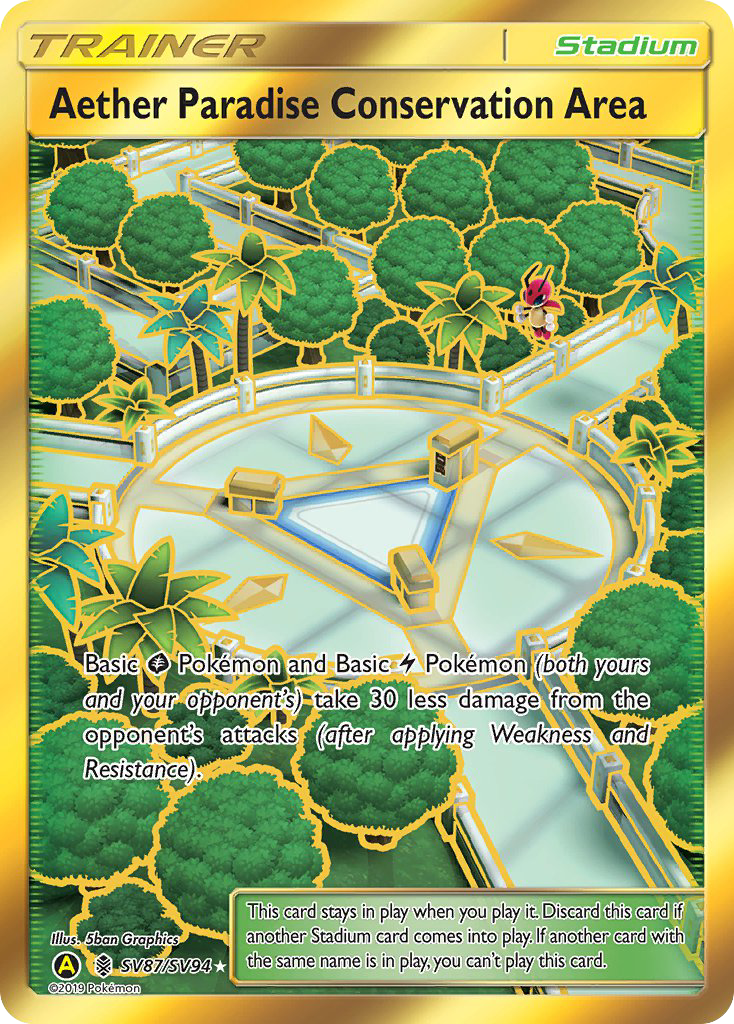 Aether Paradise Conservation Area (SV87/SV94) [Sun & Moon: Hidden Fates - Shiny Vault] | Odin's Place