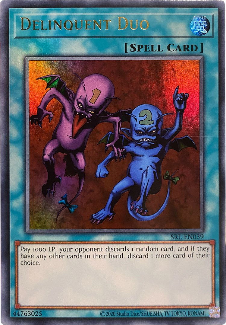 Delinquent Duo (25th Anniversary) [SRL-EN039] Ultra Rare | Odin's Place