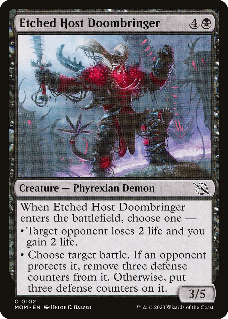 Etched Host Doombringer [March of the Machine] | Odin's Place