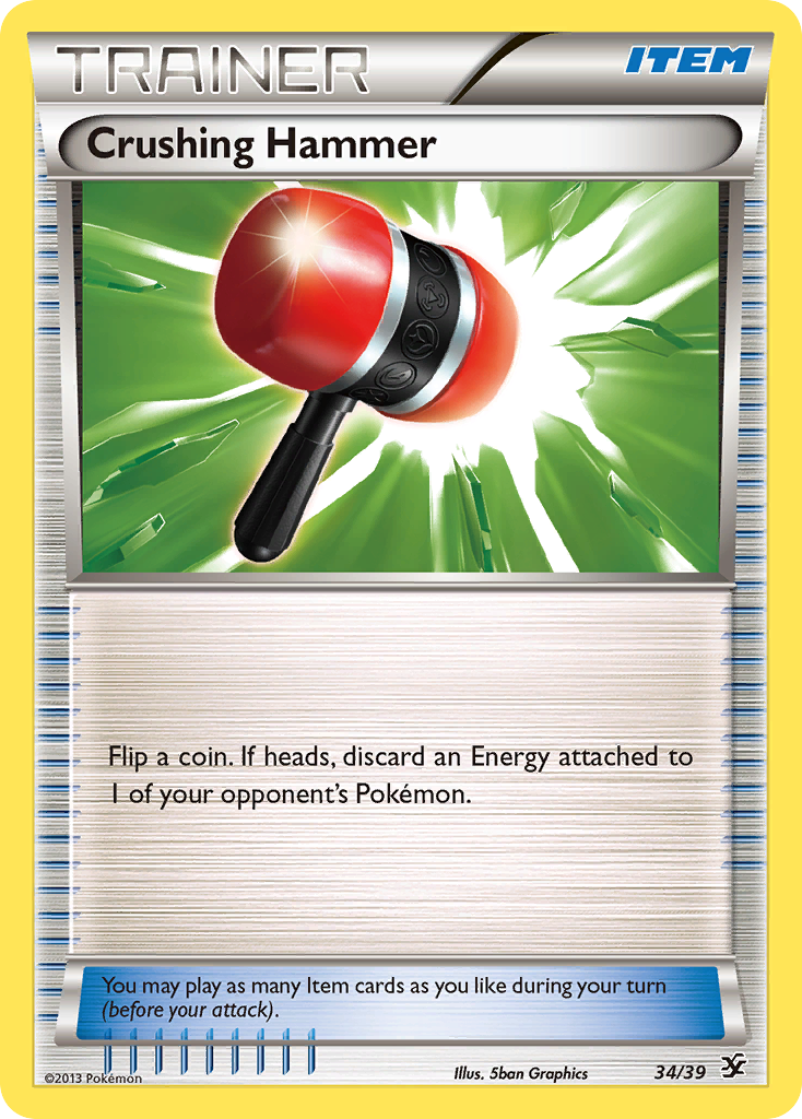 Crushing Hammer (34/39) [XY: Kalos Starter Set] | Odin's Place