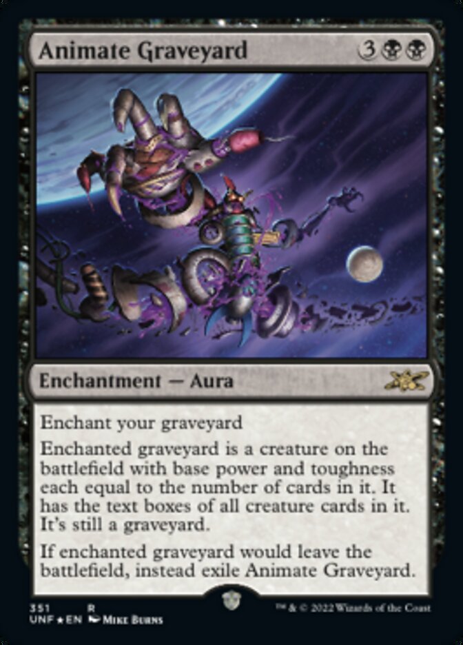Animate Graveyard (Galaxy Foil) [Unfinity] | Odin's Place