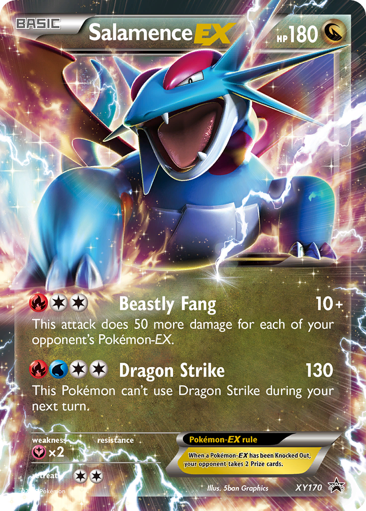 Salamence EX (XY170) [XY: Black Star Promos] | Odin's Place
