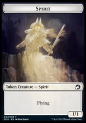Spirit // Zombie (015) Double-Sided Token [Innistrad: Midnight Hunt Tokens] | Odin's Place