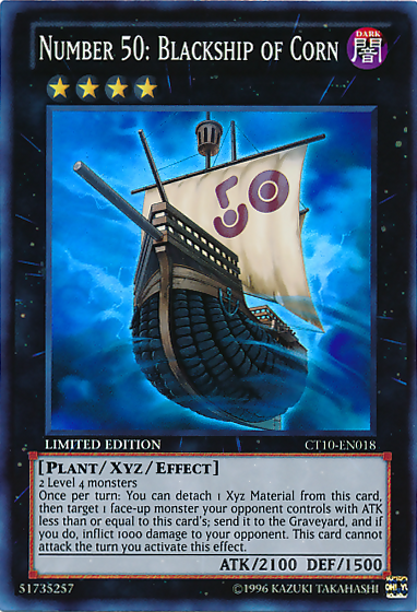 Number 50: Blackship of Corn [CT10-EN018] Super Rare | Odin's Place