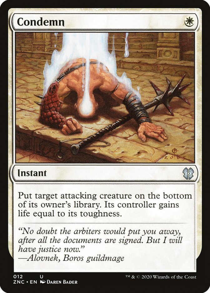 Condemn [Zendikar Rising Commander] | Odin's Place