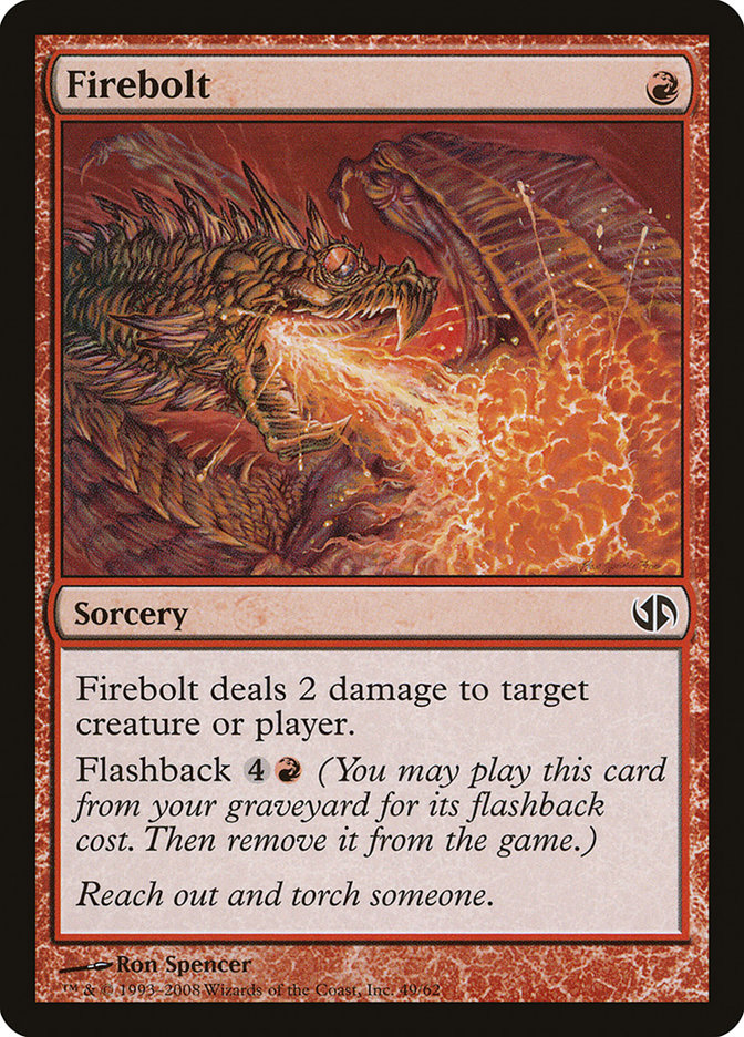 Firebolt (49) [Duel Decks: Jace vs. Chandra] | Odin's Place