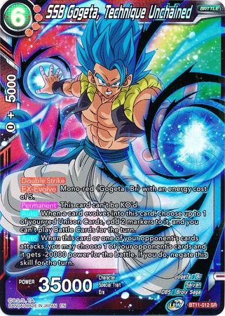 SSB Gogeta, Technique Unchained (BT11-012) [Vermilion Bloodline] | Odin's Place