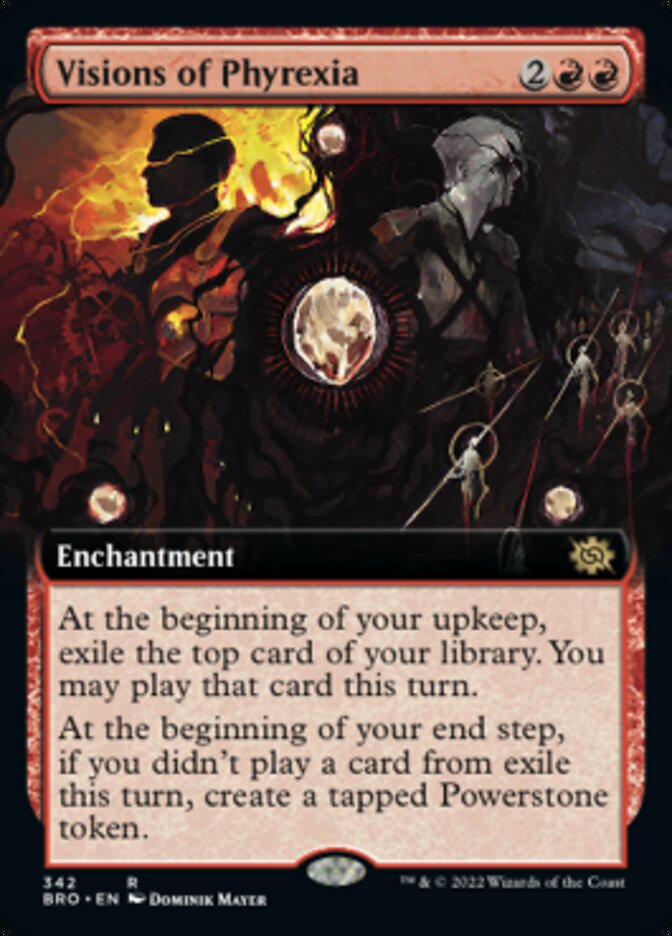 Visions of Phyrexia (Extended Art) [The Brothers' War] | Odin's Place