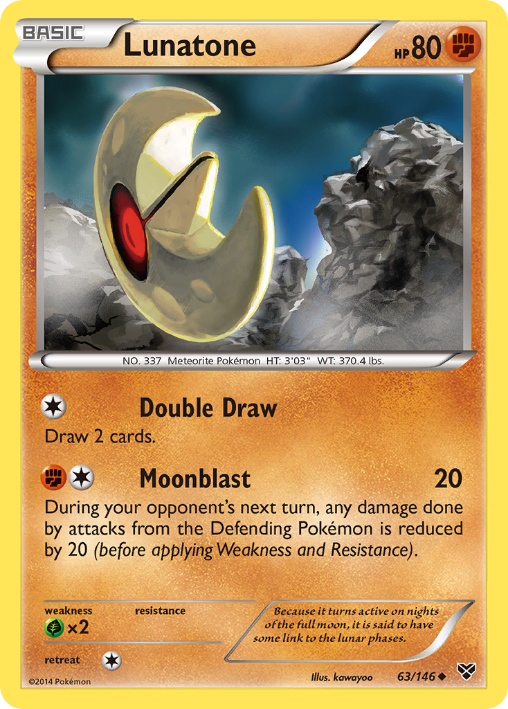 Lunatone (63/146) [XY: Base Set] | Odin's Place