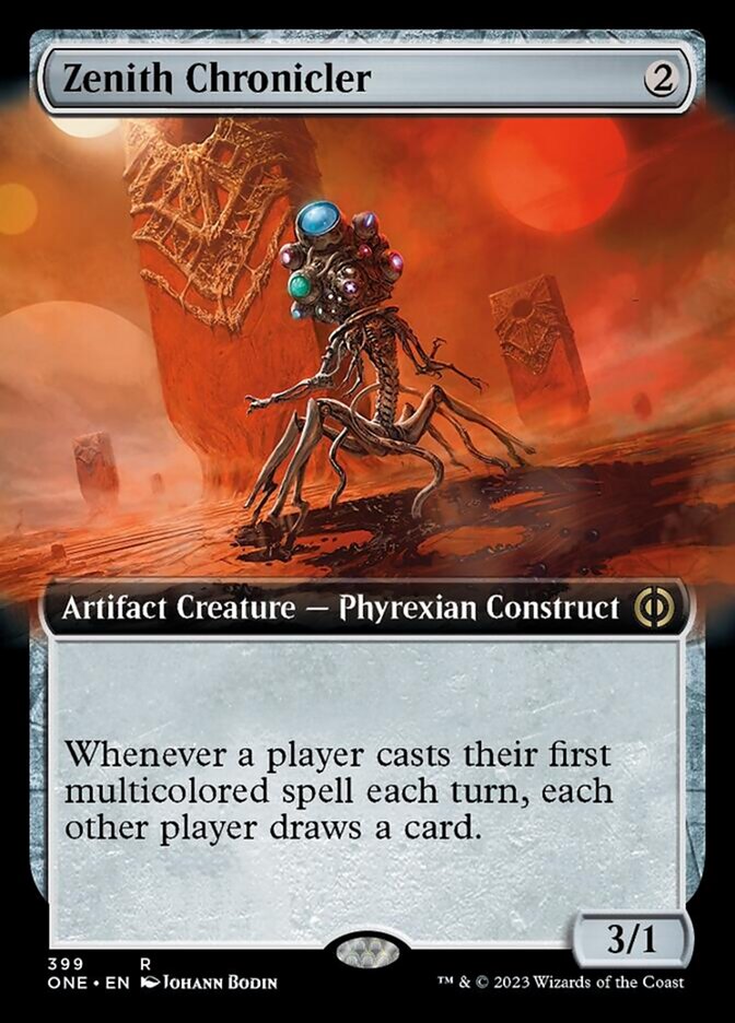 Zenith Chronicler (Extended Art) [Phyrexia: All Will Be One] | Odin's Place