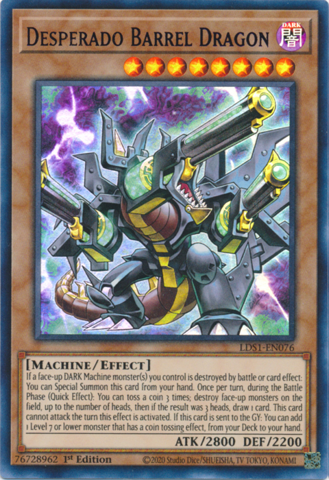 Desperado Barrel Dragon (Blue) [LDS1-EN076] Ultra Rare | Odin's Place