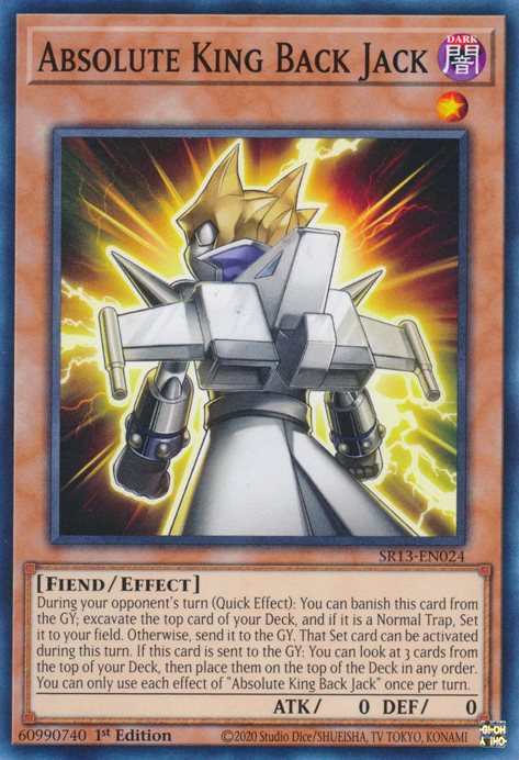 Absolute King Back Jack [SR13-EN024] Common | Odin's Place