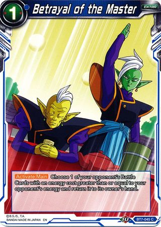 Betrayal of the Master (BT7-045) [Assault of the Saiyans] | Odin's Place