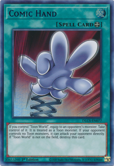 Comic Hand (Blue) [DLCS-EN077] Ultra Rare | Odin's Place