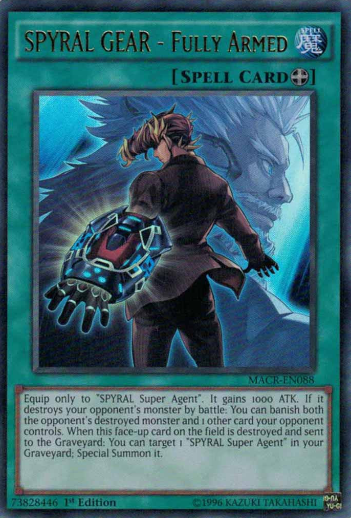 SPYRAL GEAR - Fully Armed [MACR-EN088] Ultra Rare | Odin's Place