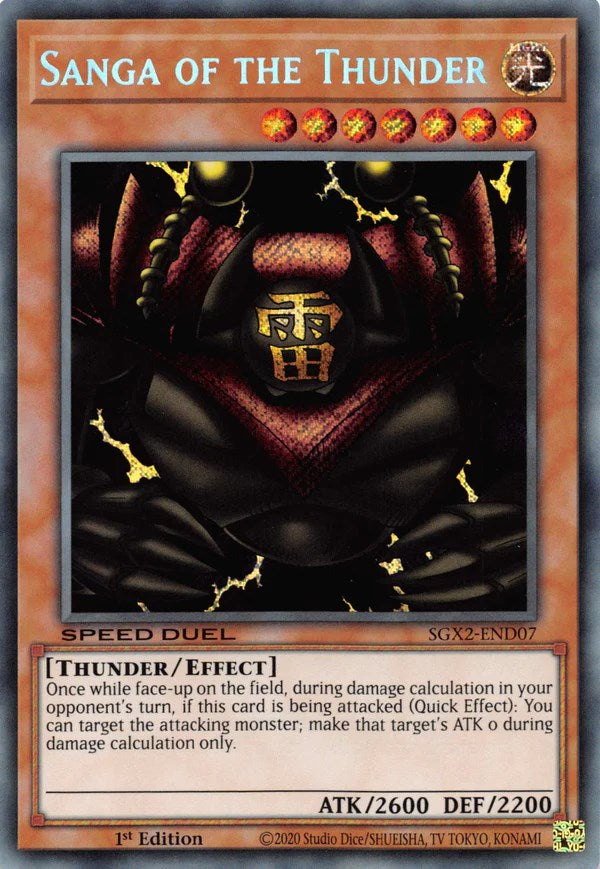 Sanga of the Thunder [SGX2-END07] Secret Rare | Odin's Place