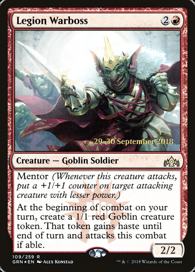 Legion Warboss (109) [Guilds of Ravnica Prerelease Promos] | Odin's Place