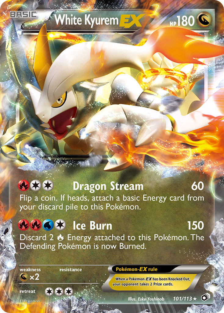 White Kyurem EX (101/113) [Black & White: Legendary Treasures] | Odin's Place