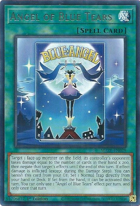 Angel of Blue Tears [MAZE-EN029] Rare | Odin's Place