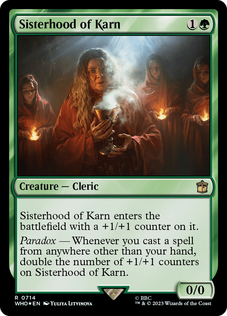Sisterhood of Karn (Surge Foil) [Doctor Who] | Odin's Place