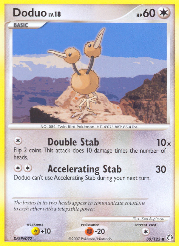 Doduo (80/123) [Diamond & Pearl: Mysterious Treasures] | Odin's Place