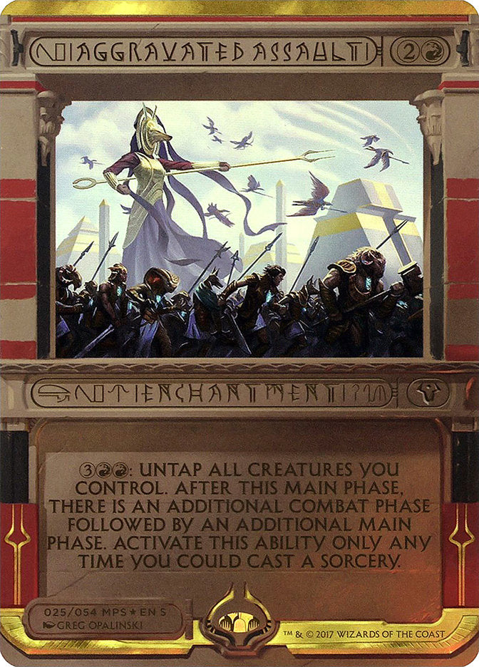 Aggravated Assault (25) (Invocation) [Amonkhet Invocations] | Odin's Place