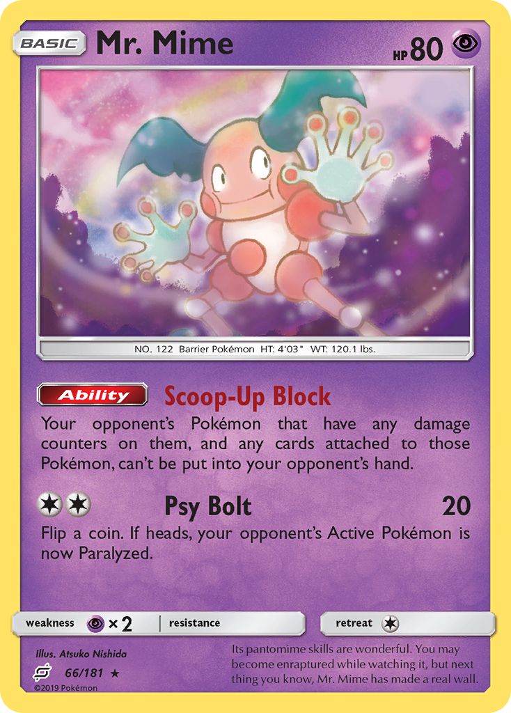 Mr. Mime (66/181) [Sun & Moon: Team Up] | Odin's Place