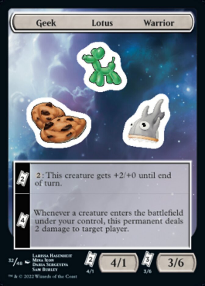 Geek Lotus Warrior [Unfinity Stickers] | Odin's Place