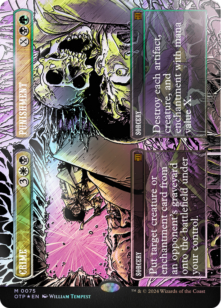 Crime // Punishment (Textured Foil) [Outlaws of Thunder Junction: Breaking News] | Odin's Place