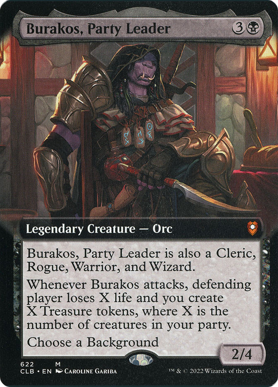 Burakos, Party Leader (Extended Art) [Commander Legends: Battle for Baldur's Gate] | Odin's Place