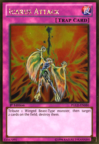 Icarus Attack [PGLD-EN080] Gold Rare | Odin's Place