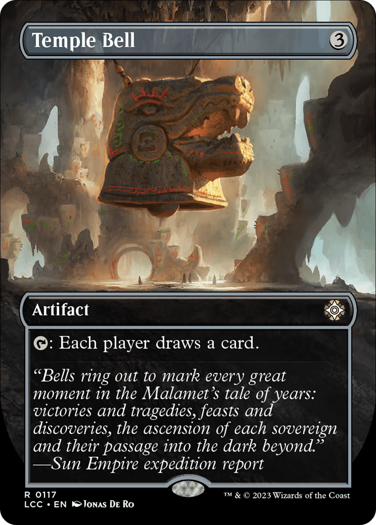 Temple Bell (Borderless) [The Lost Caverns of Ixalan Commander] | Odin's Place
