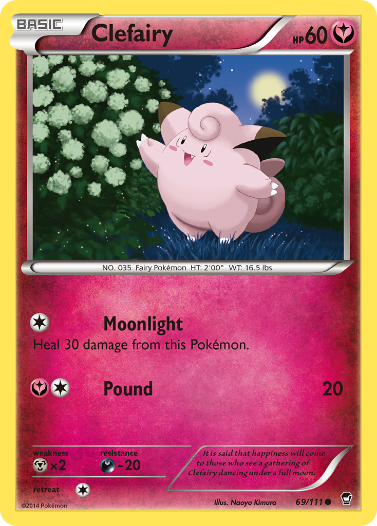 Clefairy (69/111) [XY: Furious Fists] | Odin's Place