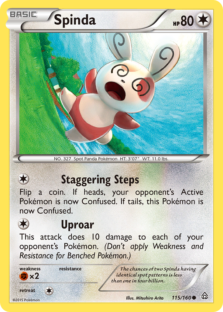 Spinda (115/160) [XY: Primal Clash] | Odin's Place