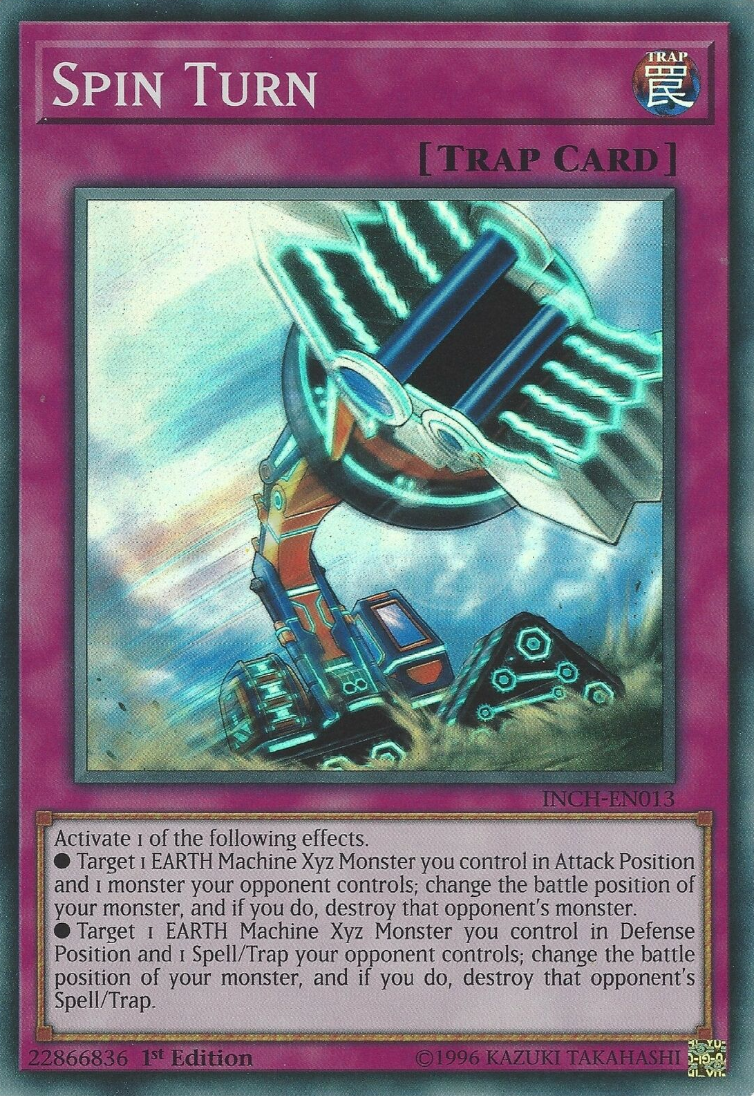 Spin Turn [INCH-EN013] Super Rare | Odin's Place